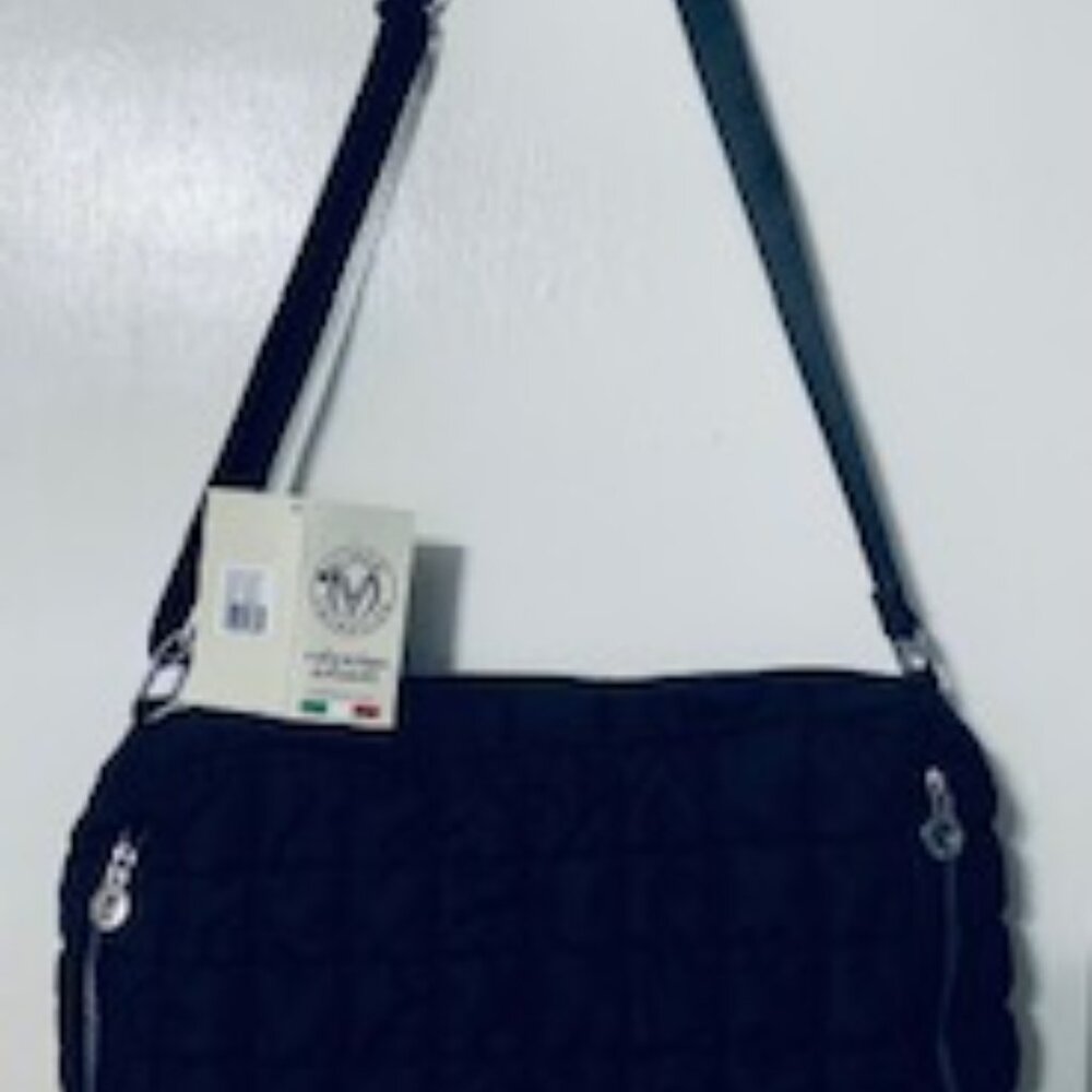 ***NWT***Valentino Orlandi Large Quilted Crossbody Bag - Picture 3 of 8